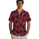 San Diego State Aztecs Hawaiian Shirt – Palm Tree Motif
