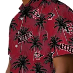 San Diego State Aztecs Hawaiian Shirt – Palm Tree Motif