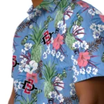 San Diego State Aztecs Hawaiian Shirt – Pineapple Bouquet
