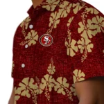 San Francisco 49ers Hawaiian Shirt – 50th State Flower