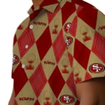 San Francisco 49ers Hawaiian Shirt – Golfing Plaid