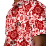 San Francisco 49ers Hawaiian Shirt – Hibiscus Blooms