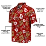San Francisco 49ers Hawaiian Shirt – Hibiscus Flower Design
