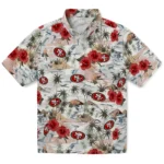 San Francisco 49ers Hawaiian Shirt – Hibiscus Seaside