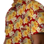 San Francisco 49ers Hawaiian Shirt – Hibiscus Tropics