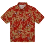 San Francisco 49ers Hawaiian Shirt – Monstera Layer