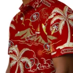 San Francisco 49ers Hawaiian Shirt – Palm Tree Island