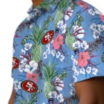 San Francisco 49ers Hawaiian Shirt – Pineapple Bouquet