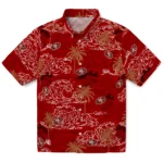 San Francisco 49ers Hawaiian Shirt – Wave Palm