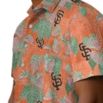 San Francisco Giants Hawaiian Shirt – Anthurium Overlay