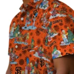 San Francisco Giants Hawaiian Shirt – Simpsons Christmas