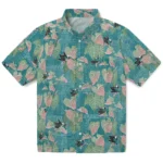 San Jose Sharks Hawaiian Shirt – Anthurium Overlay