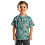 San Jose Sharks Hawaiian Shirt – Anthurium Overlay
