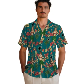 san jose sharks hawaiian girls design teal hawaiian shirts fashion forward