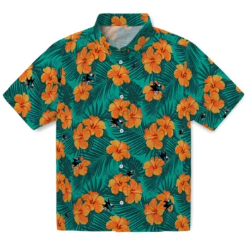 san jose sharks hibiscus escape green hawaiian shirts best selling