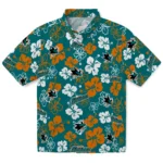 San Jose Sharks Hawaiian Shirt – Hibiscus Flower Design