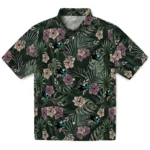 San Jose Sharks Hawaiian Shirt – Hibiscus Leaves Pattern