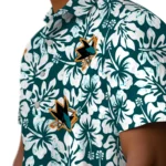 San Jose Sharks Hawaiian Shirt – Hibiscus Motif