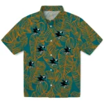 San Jose Sharks Hawaiian Shirt – Leaf Outline