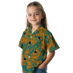 San Jose Sharks Hawaiian Shirt – Monstera Layer