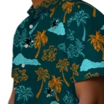 San Jose Sharks Hawaiian Shirt – Palm And Clouds