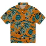 San Jose Sharks Hawaiian Shirt – Palm Sunset