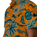 San Jose Sharks Hawaiian Shirt – Palm Sunset