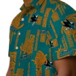 San Jose Sharks Hawaiian Shirt – Turtle Lines