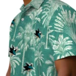 San Jose Sharks Hawaiian Shirt – Vintage Palm Tree