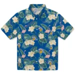 San Jose State Spartans Hawaiian Shirt – Flamingo and Hibiscus