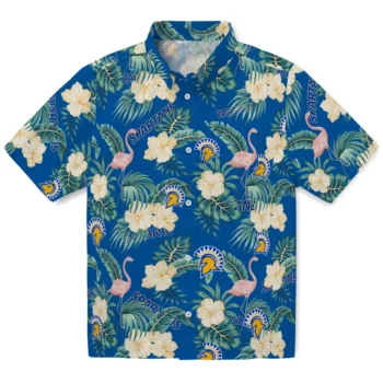 san jose state spartans flamingo palms blue hawaiian shirts best selling