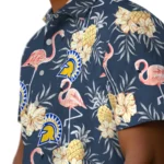 San Jose State Spartans Hawaiian Shirt – Flamingo Hibiscus