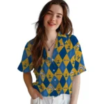 San Jose State Spartans Hawaiian Shirt – Golfing Plaid