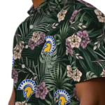 San Jose State Spartans Hawaiian Shirt – Hibiscus Leaves Pattern