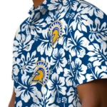 San Jose State Spartans Hawaiian Shirt – Hibiscus Motif
