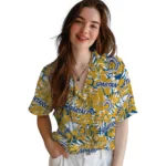 San Jose State Spartans Hawaiian Shirt – Hibiscus Overlay