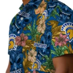 San Jose State Spartans Hawaiian Shirt – Hibiscus Tiki Jungle