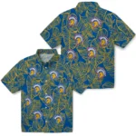 San Jose State Spartans Hawaiian Shirt – Leaf Outline