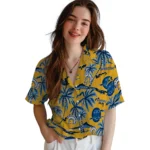 San Jose State Spartans Hawaiian Shirt – Palm Sunset