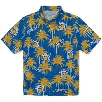 san jose state spartans palm grove blue hawaiian shirts best selling