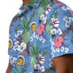 San Jose State Spartans Hawaiian Shirt – Pineapple Bouquet
