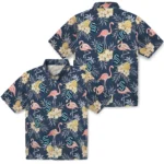 Seattle Kraken Hawaiian Shirt – Flamingo Hibiscus