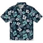Seattle Kraken Hawaiian Shirt – Hibiscus Flower Design