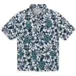 Seattle Kraken Hawaiian Shirt – Hibiscus Motif