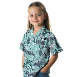 Seattle Kraken Hawaiian Shirt – Hibiscus Overlay