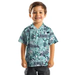 Seattle Kraken Hawaiian Shirt – Hibiscus Overlay