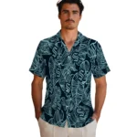 Seattle Kraken Hawaiian Shirt – Leaf Outline