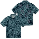 Seattle Kraken Hawaiian Shirt – Leaf Outline