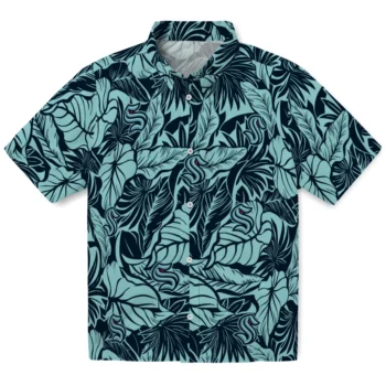seattle kraken monstera layer blue hawaiian shirts best selling