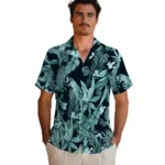 Seattle Kraken Hawaiian Shirt – Palm Leaves